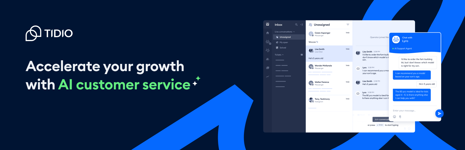Live Chat, AI Chatbots & Automation
